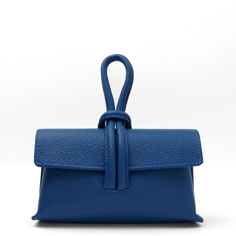 Accessoarer - Leather bag Barletta – Blue