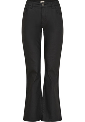 Byxor - Isay flare coated pant – Black