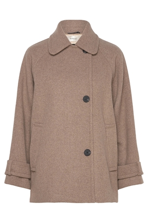 Kavajer/Ytterplagg - ThoraIW Minona Coat – Sandy Grey Melange