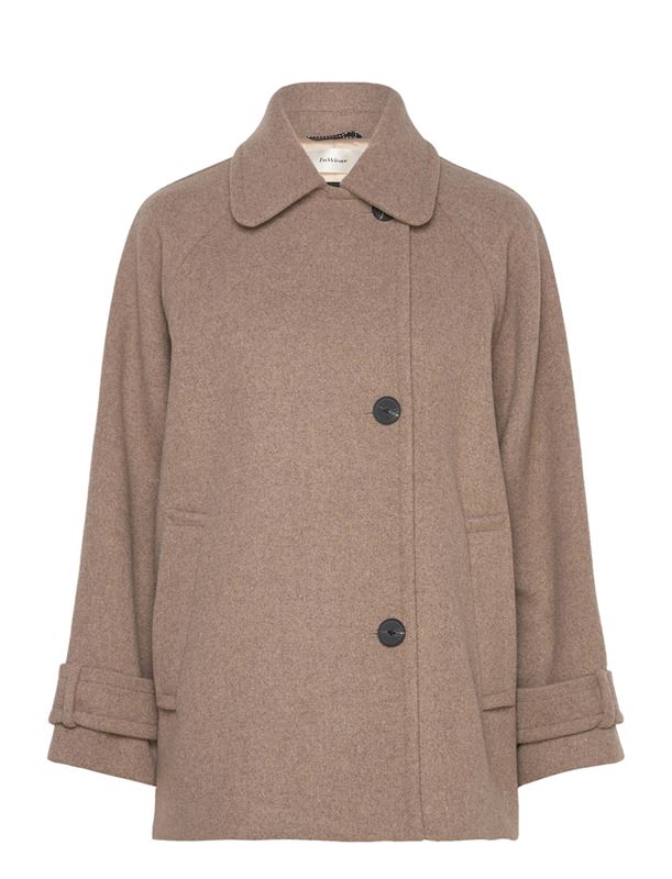 Kavajer/Ytterplagg - ThoraIW Minona Coat – Sandy Grey Melange
