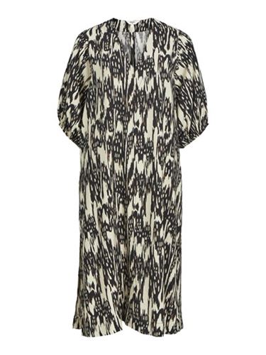 Klänningar/Tunikor - Objfanja loose dress – sandshell/black