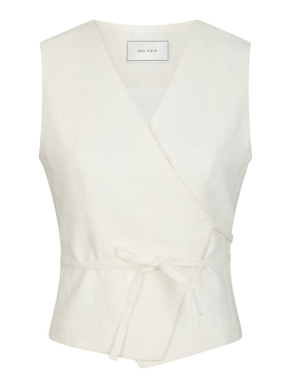 Toppar - Samara ramie waistcoat – Off White