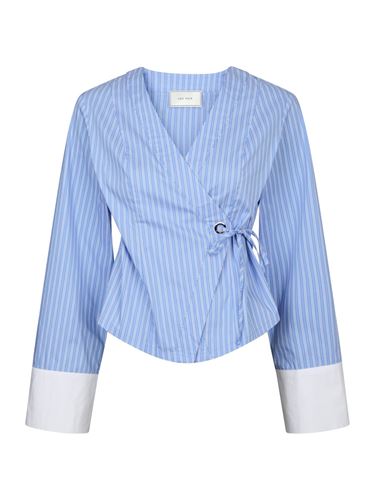 Blusar/Skjortor - Salvia stripe shirt – Light blue