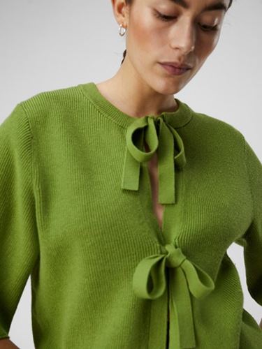 Tröjor/Koftor - Objulla parvi knit cardigan – Peridot