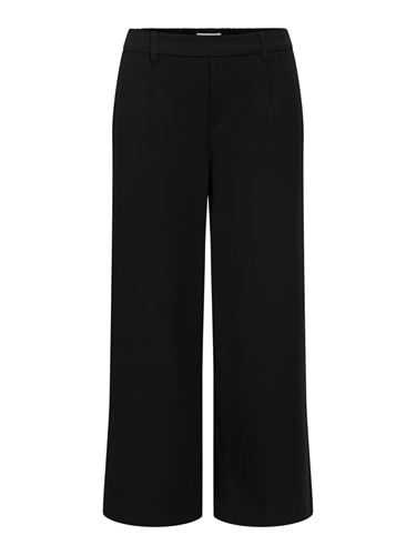 Byxor - Objlisa cropped wide pant – Black